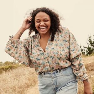 Doen Rose Blouse in Lady Bird